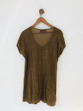 Load image into Gallery viewer, Fenn Wright Manson Women's Light Knit T-Shirt | UK16 | Brown