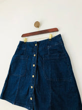 Load image into Gallery viewer, Boden Women's Denim A-Line Skirt | UK14 | Blue