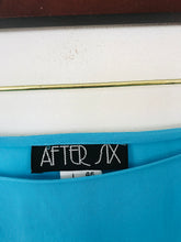 Load image into Gallery viewer, After Six Women's Slit A-Line Skirt | UK14 | Blue