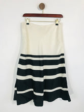 Load image into Gallery viewer, Coast Women's Linen Striped A-Line Skirt | UK10 | Multicoloured