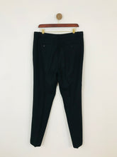 Load image into Gallery viewer, Massimo Dutti Women’s High Waisted Slim Trousers | UK18 | Black