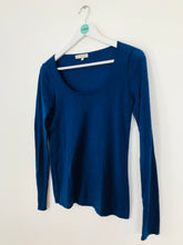 Load image into Gallery viewer, Hobbs Women’s Wool Light Knit Jumper Top | S | Blue