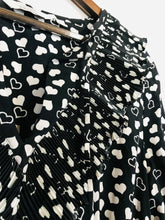 Load image into Gallery viewer, & Other Stories Women's Boho Pleated A-Line Dress | EU36 UK8 | Black