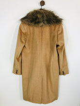 Load image into Gallery viewer, Monsoon Women's Faux Fur Collar Overcoat Coat NWT | UK16 | Brown