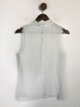 Load image into Gallery viewer, Reiss Women's Sheer Sleeveless Blouse | UK8 | White