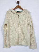 Load image into Gallery viewer, Arancraft Men's Merino Zip Cardigan | M | White