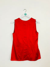 Load image into Gallery viewer, Boss Hugo Boss Women’s Silk Tank Top | UK10 | Red