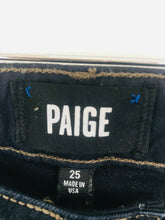 Load image into Gallery viewer, Paige Womens High Waist Flare Jeans | 25 UK6 | Blue