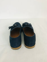 Load image into Gallery viewer, Jigsaw Women’s Tassle Loafer Shoes | 40 UK7 | Blue
