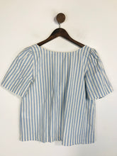 Load image into Gallery viewer, Sezane Women's V-Neck T-Shirt | EU38 UK10 | Blue