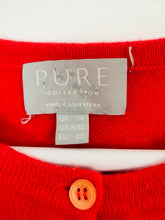 Load image into Gallery viewer, Pure Collection Women’s Cashmere Knit Cardigan | UK14 | Red