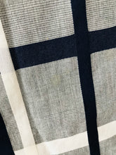 Load image into Gallery viewer, Teatum Jones Label Mix Asymmetrical Check Midi Skirt | UK12 | Grey