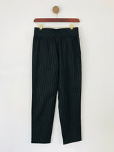 Load image into Gallery viewer, Sandro Women's Striped Slim Suit Trousers | 2 UK10 | Black