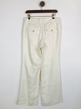 Load image into Gallery viewer, J. Crew Women's Wide Leg Chinos Trousers | US6 UK10 | White