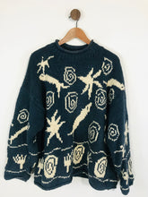 Load image into Gallery viewer, Pachamama Women's Cotton Jumper | UK14-16 | Blue