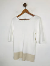 Load image into Gallery viewer, Jigsaw Women's Linen Knit T-Shirt | S UK8 | White