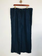 Load image into Gallery viewer, M&S Women's Wide Leg Casual Trousers | UK20 | Blue