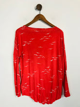 Load image into Gallery viewer, Boden Women's Animal Print Long Sleeve T-Shirt | UK10 | Pink