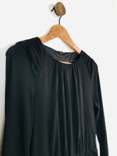 Load image into Gallery viewer, Zara Women's Long Sleeve Ruched Bodycon Dress | M UK10-12 | Black