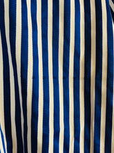 Load image into Gallery viewer, Duchamp Men's Striped Long Sleeve Button-Up Shirt | 43 | Blue