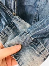 Load image into Gallery viewer, Replay Women’s Denim Long Sleeve Shirt | XL | Washed Blue