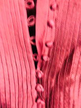 Load image into Gallery viewer, Michele Baconnier Women's Pleated Kaftan Maxi Dress | IT40 UK8 | Red