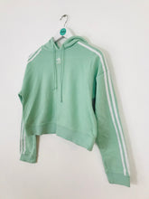 Load image into Gallery viewer, Adidas Women’s Oversized Cropped Hoodie | UK6 | Mint Green