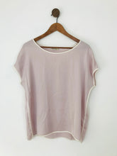 Load image into Gallery viewer, Repeat Women's Silk Boxy Blouse  | 38 | Pink