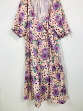 Load image into Gallery viewer, ASOS Women's Floral Balloon Sleeve A-Line Dress | UK18 | Multicoloured