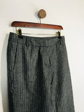 Load image into Gallery viewer, Toast Women's Wool Striped Smart Trousers With Tags | UK10 | Grey