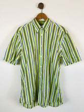 Load image into Gallery viewer, Dolce & Gabbana Men's Striped Short Sleeve Button-Up Shirt | 43 | Green