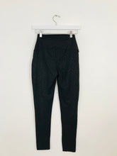 Load image into Gallery viewer, Mint Velvet Women’s Leopard Print Yoga Leggings | M | Black