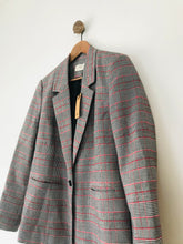 Load image into Gallery viewer, Hush Women’s Checked Blazer NWT | UK12 | Grey