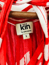 Load image into Gallery viewer, Kin By John Lewis Women's Striped Oversized Button-Up Shirt | S UK8 | Red