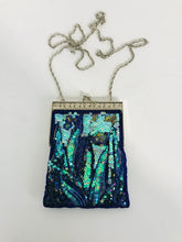 Load image into Gallery viewer, Unze Women's Sequin Clutch Bag | OS | Blue