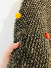 Load image into Gallery viewer, Pachamama Women's Wool Polka Dot Cardigan | UK14-16 | Grey