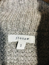 Load image into Gallery viewer, Jigsaw Women's Wool Roll Neck Jumper | S UK8 | Grey