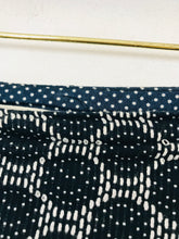 Load image into Gallery viewer, White Stuff Women's Jacquard Spot Pencil Skirt | UK14 | Blue