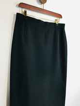 Load image into Gallery viewer, Separa Fink Women's Wool Smart Pencil Skirt | EU40 UK12 | Black