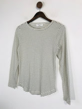 Load image into Gallery viewer, You Must Create Women's Striped Waffle Knit T-Shirt | S UK8 | Multicoloured