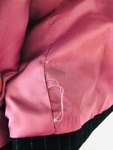Load image into Gallery viewer, Sticky Fingers Women’s Pin Stripe Wool Blazer Suit Jacket | UK10 | Black Pink