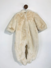 Load image into Gallery viewer, Zara Kid's Faux Fur Jumpsuit | 6-9 months | Beige