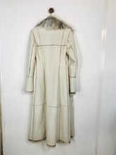 Load image into Gallery viewer, The Vestry Women's Faux Fur Shearling Jacket | S UK8 | White