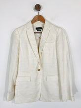 Load image into Gallery viewer, Massimo Dutti Women's Linen Blazer Jacket | EU36 UK8 | Beige
