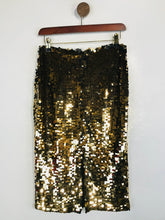 Load image into Gallery viewer, Monsoon Women's Sequin Pencil Skirt | UK10 | Brown