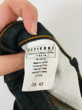 Load image into Gallery viewer, Galliano Womens Ittierre Low Rise Straight Leg Jeans | UK10 | Dark Blue