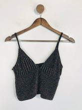 Load image into Gallery viewer, Urban Outfitters Women's Striped Crop Tank Top | S UK8 | Black