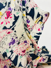 Load image into Gallery viewer, Boden Women’s Floral Pleated Short Sleeve Blouse | UK14 | Multi
