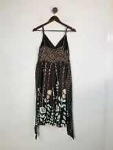 Load image into Gallery viewer, Ted Baker Women's Silk Floral A-Line Dress | 2 UK10 | Brown