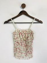 Load image into Gallery viewer, Urban Outfitters Women's Floral Mesh Tank Top | S UK8 | Beige